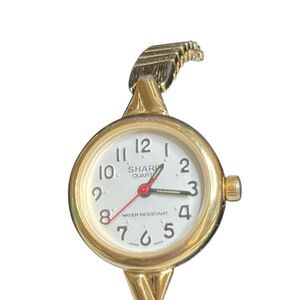 147 Sharp Women's Gold-Toned Quartz Analog Watch